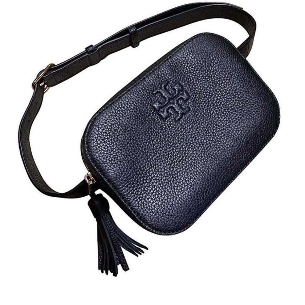 Tory Burch Thea Belt Black with Tag Leather Cross Body Bag